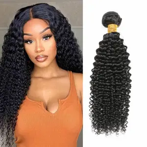 Paquetes de cabello brasileño virgen de cabello rizado 100% paquetes de cabello humano virgen para mujeres negras