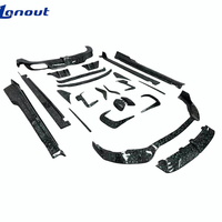 Pour Bentley Continental GT Nouveau 2026 Kit Carrosserie Personnalisé Style M en Fibre de Carbone Lame Avant Diffuseur Arrière Jupes Latérales Clips Aérodynamiques