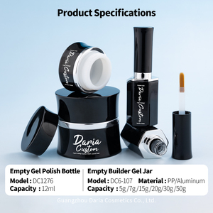 Envase de Gel UV Premium Reciclable, Botella de Aluminio Vacía para Esmalte de Uñas de 12 ml, Venta al Por Mayor Directa de Fábrica, Empaque para Gel de Uñas - Product Image 6