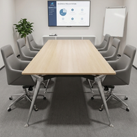 Pieds de table de bureau modernes en aluminium, structure de support chromée, réglage en hauteur, quincaillerie de bureau, mobilier de conférence pour hôtel