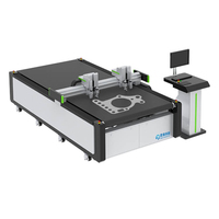 Machine de découpe numérique à lit plat CNC à grande vitesse pour la production de caoutchouc, de silicone, de mousse et de joints d'étanchéité