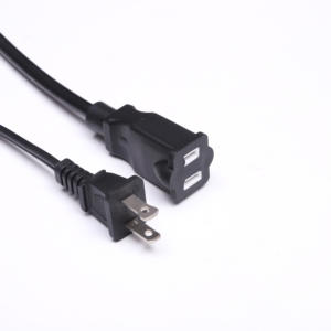 Rallonge électrique américaine avec prise et fiche 10AWG, 12AWG, 14AWG, 16AWG, 18AWG, 20AWG, <span class=keywords><strong>SVT</strong></span>, AJT, APT, AT, cordon d'alimentation USA - Product Image 4