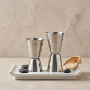 Jeu de doseurs à cocktail en acier inoxydable de première qualité, double face, durables, résistants à la rouille, précision garantie pour la maison - Product Image 1