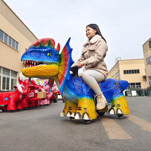 Scooter animatronique électrique de dinosaure de centre commercial <span class=keywords><strong>Dino</strong></span> à jetons pour des enfants - Product Image 4