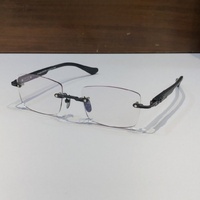 Gafas Ópticas de Diseño de Alta Calidad para Hombre y Mujer, Punk DEEP II TALLA 57-21-151, Monturas de Gafas de Acetato y Titanio de Lujo para Negocios
