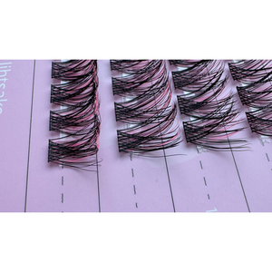 Pestañas Postizas Completas Sweet Angel Ripsmed Must+Roosa, Material PET/PBT, C-kaar - Product Image 3