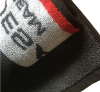 100% Cotton High Quality Thick Terry Jacquard Woven Logo Towel Yarn Dyed Custom Beach Towels with Cartoon Pattern