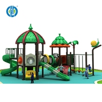 Grande toboggan en plastique au design unique, jeux pour enfants de parc d'attractions et équipements de jeux d'extérieur