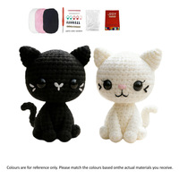 Kit d'accessoires de bijoux DIY pour animaux mignons en crochet, motif animalier, en laine faite à la main, best-seller transfrontalier, directement de l'usine de Shenzhen