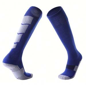 Factory Custom Football Soccer Sport <b>Socks</b> Comfortable <b>Compression</b> Design Anti-Bacterial Properties Sweat Crew Bottom Spring - Product Image 5