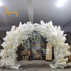 Arcos de Sakura Simulados para Decoración de Bodas Occidentales, Puerta Redonda de Flores, Decoración para Iglesia o Jardín, Flores Artificiales - Product Image 6