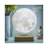 Lampe Lune à Lévitation Magnétique Haut de Gamme pour la Décoration Intérieure, Matériau ABS, Faite à la Main, Style Moderne Minimaliste Créatif, Idéale pour le Dropshipping