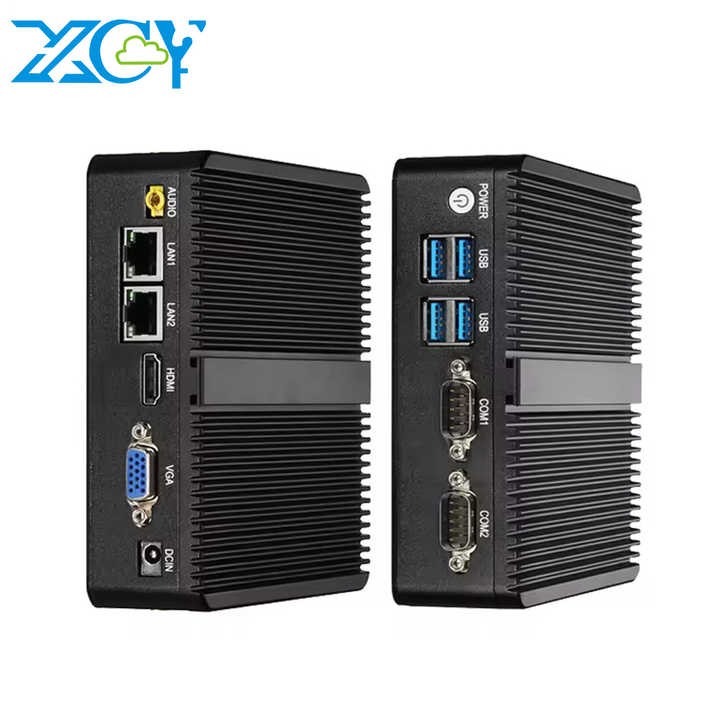 2 Ethernet Mini Pc - XCY Fanless Desktop with Dual RS232