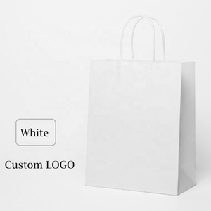 Bolsa de Papel Kraft Personalizada para Tienda de Ropa, Repostería, Compras, Embalaje, Bolsa de Regalo Portátil con Logotipo Impreso Personalizado - Product Image 4