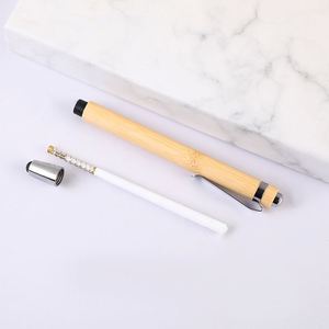Bolígrafo Ecológico de Bambú Personalizado 2025, Bolígrafo de Oficina Promocional Grabable con Láser, Bolígrafo de Madera de 0.5 mm con Logotipo Grabado - Product Image 5