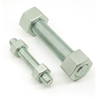 High-quality ASME B18.31.1 Fluoropolymer-coated Alloy Steel Double-ended Studs ASTM A193 B7 Threaded Rods Nuts Metric YA Brand