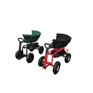 Taburete de trabajo de asiento de scooter giratorio rodante para jardín al aire libre para carros de mano y carritos producto - Product Image 2
