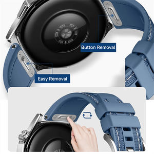 Correa de Silicona de Nailon Trenzado de 22 mm de Liberación Rápida con un Clic para Reloj Hauwei GT6, Correa para Hauwei Ultimate <span class=keywords><strong>2</strong></span> GT5 de Liberación Rápida - Product Image 2