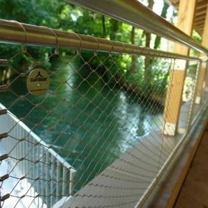 चिड़ियाघर के लिए पशु बाड़े लचीले स्टेनलेस स्टील रस्सी जाल - Product Image 4