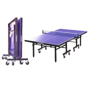 Su misura logo tennis da tavolo da tavolo commercio all'ingrosso utilizzato cricket pipistrello bussare macchina ping-pong tavoli