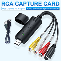 Kartu Pengambilan Audio dan Video RCA ke USB NTSC PAL 720X480 untuk Komputer DVD VCR VHS Hi8 DV Kamera Kotak TV
