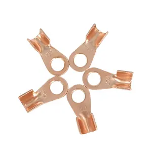 Factory Wholesale Copper Connection Compression Cable Lug Straight Terminal High Quality Prices Of Copper Cable Terminal