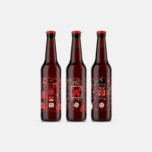 Reciclable transparente con tapa Logotipo personalizable para líneas de cerveza populares Botella de vidrio de cerveza más vendida de 350ml - Product Image 2