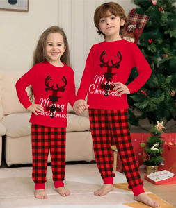 Pijamas Enterizos Navideños a Juego para Niños, Bebés y Adultos, Conjuntos Familiares para Parejas y Mujeres, Pantalones de <span class=keywords><strong>Pijama</strong></span> de Navidad - Product Image 4