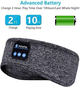 Nouveaux écouteurs Bluetooth sans fil élastiques pour le sport et le sommeil, masque de sommeil musical, <span class=keywords><strong>bandeau</strong></span>-casque sans fil - Product Image 3