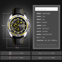 Coffret Cadeau Montre Quartz Homme Portefeuille SEIKO Bracelet Cuir Rond Chronographe Date Etanche Luxe OEM Logo Usine