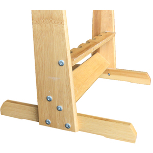 <span class=keywords><strong>Support</strong></span> en <span class=keywords><strong>bois</strong></span> pour 6 cannes à pêche, Installation facile - Product Image 5