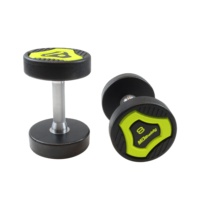 MDBuddy Set Dumbbell PU uretana untuk olahraga angkat beban bebas penggunaan GYM untuk pria dan wanita