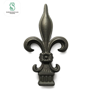 Hierro fundido Material <span class=keywords><strong>de</strong></span> acero fundido Vintage Valla Poste 6 "Lanza Finial - Product Image 1