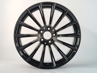 Fábrica SYAC Fabrica Llantas de Repuesto para Automóviles de 18 y 19 Pulgadas, PCD5*112, Aleación de Aluminio Negro Brillante, para C400