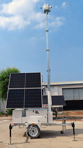 Szgoing ngoài trời 4G/5G năng lượng mặt trời Powered CCTV tháp Hệ thống an ninh 8MP PTZ 30x zoom tầm nhìn ban đêm 4 cái di động CCTV Camera CMOS - Product Image 3