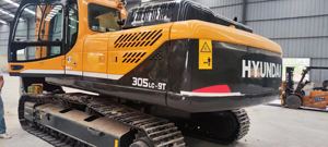 Excavadora de orugas pesada Hyundai 2021 de 30 toneladas usada, modelo, excavadora hidráulica sobre orugas con motor y caja de cambios - Product Image 5