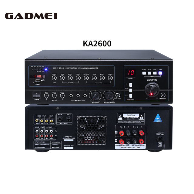 High Power 240w 230w 220w Digital Power Amplifier 2 Channels 320 Watts Professional Power