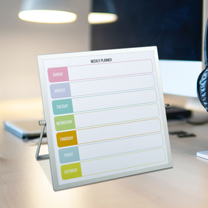 ปฏิทินติดผนัง/ตั้งโต๊ะ ขนาด 10x10 นิ้ว กรอบอลูมิเนียม สำหรับเขียนบันทึก/แจ้งเตือน/วางแผน <span class=keywords><strong>ราย</strong></span>สัปดาห์/<span class=keywords><strong>ราย</strong></span><span class=keywords><strong>เดือน</strong></span> เหมาะสำหรับใช้ในบ้าน/สำนักงาน - Product Image 5