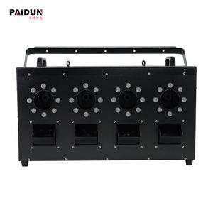 帕顿 RGBW 4轮彩色LED手动泡泡机 3000W功率 2通道 DMX 钛合金最佳雾泡泡机 - Product Image 4