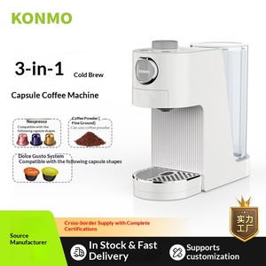 Çok Sistemli Tam Otomatik Kahve Makinesi, 7 Seviyeli Sıcaklık ve Hacim Kontrolü, 20 Bar Pompası, Kapsül ve Öğütülmüş Kahve İçin - Product Image 5