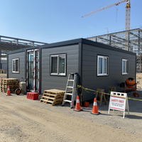 Module d'habitation préfabriqué extensible moderne écologique en acier isolé, maison conteneur compacte 2, 3 ou 4 chambres