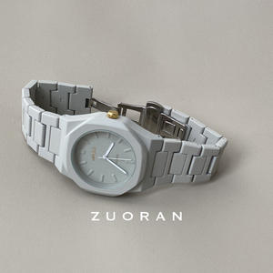 Reloj de Cuarzo Vintage con Esfera Grande en Color Dopamina, Elegante y Refinado, Reloj de Cuarzo para Mujer a la Moda, Transmisión en Vivo - Product Image 3