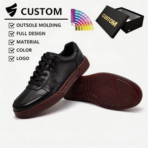 Chaussures habillées pour hommes faites à la main de qualité supérieure, chaussures pour hommes de style rétro skate, cuir véritable - Product Image 5