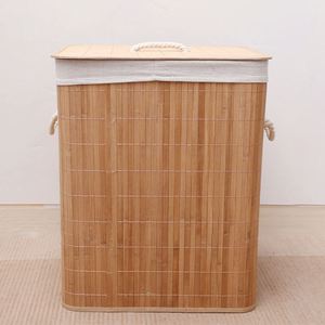 Cesto de Ropa Sucia Plegable de Bambú con Cesto para Ropa Sucia - Modelo LQ-0121454 - Product Image 3