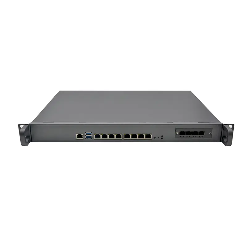 R320V-L8 Firewall Appliance Intel Controller Support LGA1151 8 Lan 1U PCIE X8 4 or 2 SFP+ Ports Networking Devices X86 Firewall
