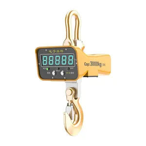 3Ton 5Ton 10Ton Industrial Electric Hanging Digital Weighing Scales Wireless Remote Control Crane Scale