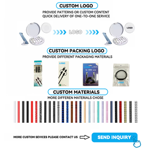 <span class=keywords><strong>สาย</strong></span><span class=keywords><strong>ชาร์จ</strong></span> Type-C ได้รับการรับรองมาตรฐาน PD แบบถักไนลอน สำหรับ iPhone 12 13 14 iPad Airpods <span class=keywords><strong>ชาร์จ</strong></span>เร็ว ถ่ายโอนข้อมูล ทองแดงบริสุทธิ์เคลือบดีบุก - Product Image 6