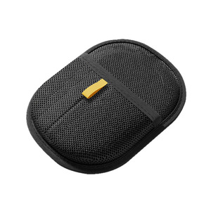 Gants anti-poils statiques noirs ronds double face pour enlever les poils d'animaux, brosse de nettoyage pour petits chiens - Product Image 5