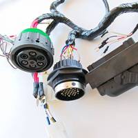 Kabel Harness Kotak Sekring Berinsulasi Karet PBT dengan Rating IP66, Pengganti Kabel Internal Kabin Excavator