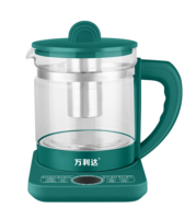 Chauffe-biberon en verre pliable 1,5 L sans fil 2026, bouilloire électrique à écran LCD avec minuterie et arrêt automatique précis – Nouveauté très demandée